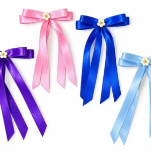 Handmade Ribbon Bows – Set of 4
